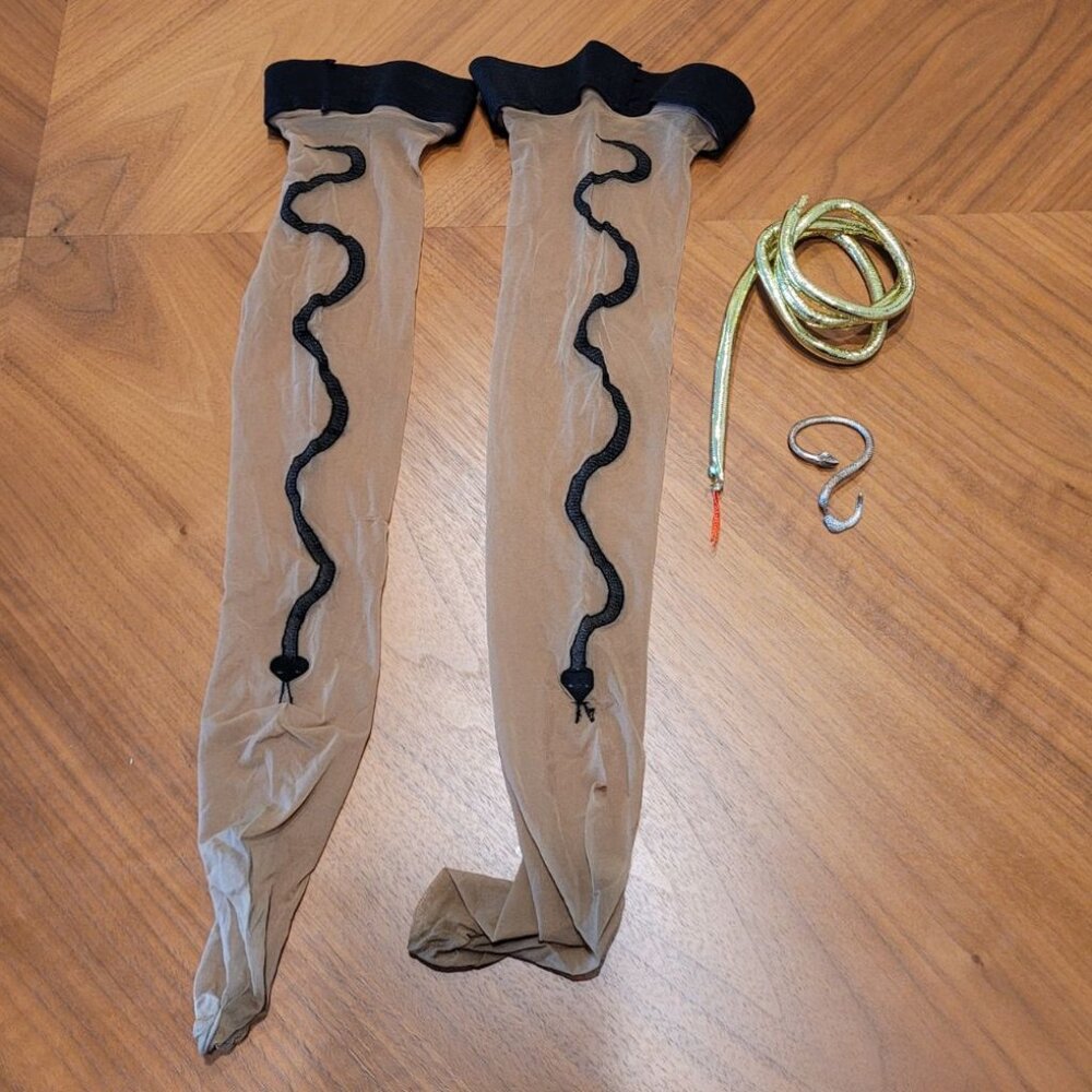 Snake Accessories - Costplay/Medusa Costume/Tights/Knee Highs
